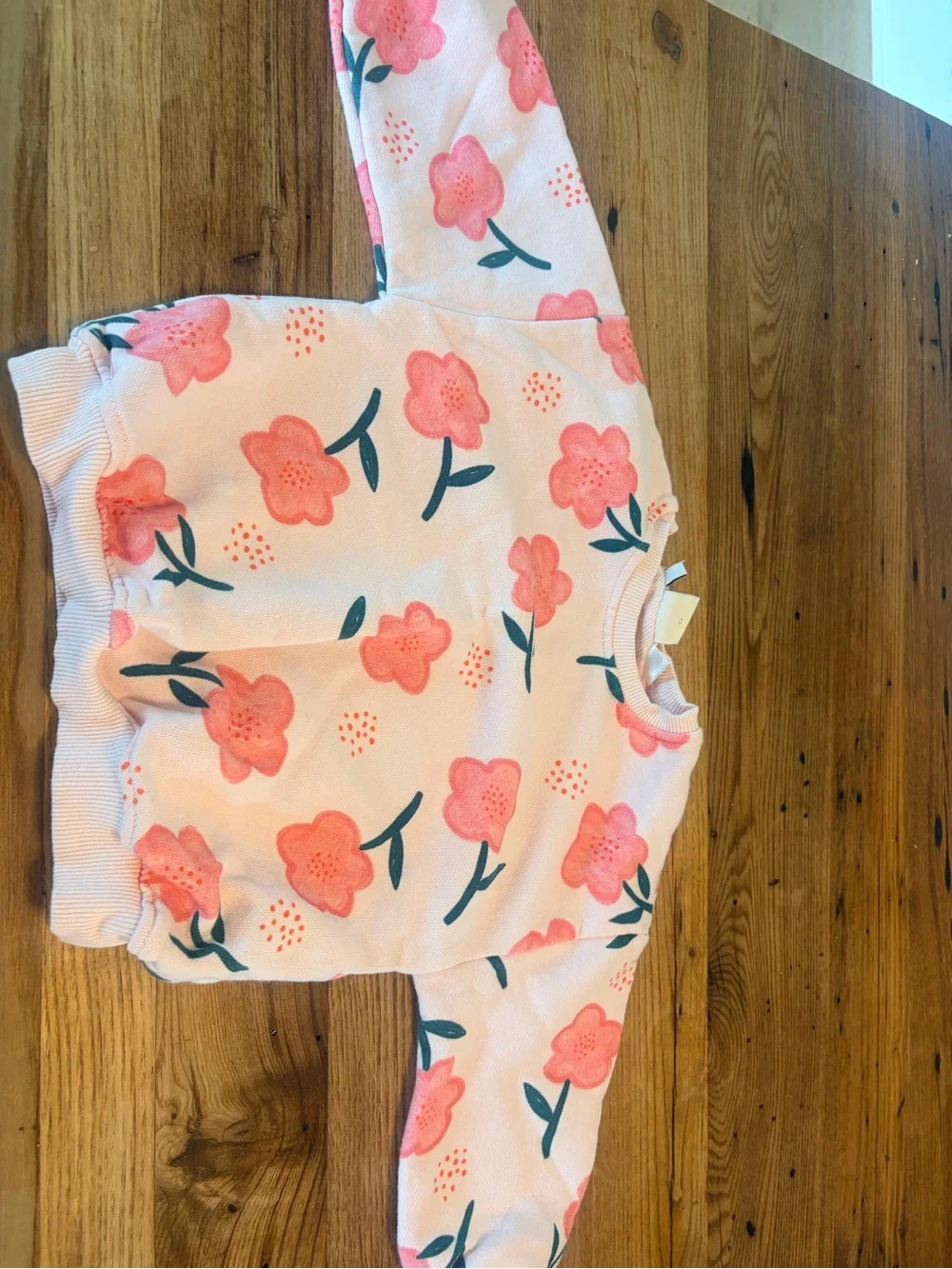 Zara Pink Floral Two-Piece Set 4T